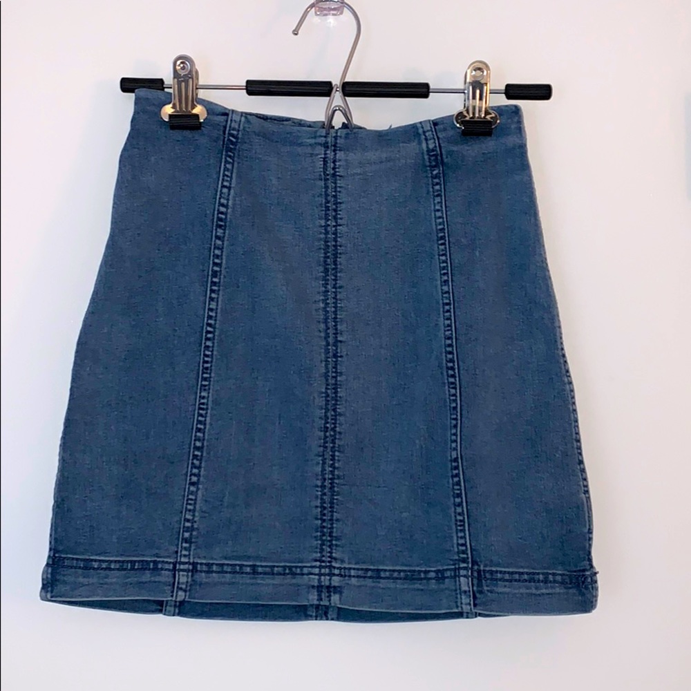 Free People Modern Femme Denim Mini